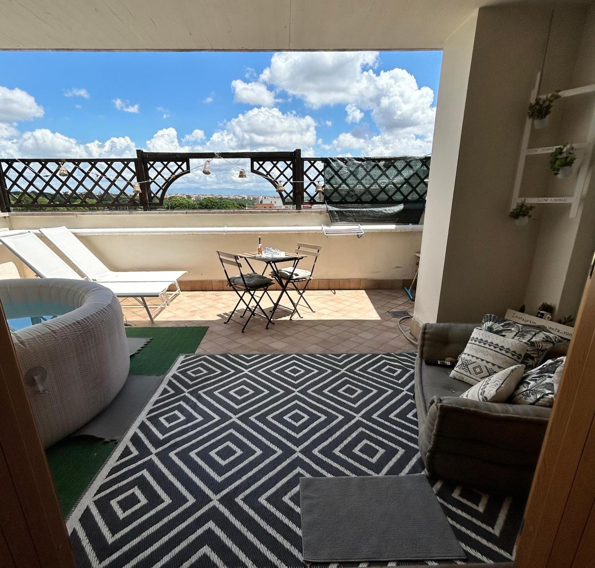 Vita Lenta Terrazza Roma Garbatella Extérieur photo